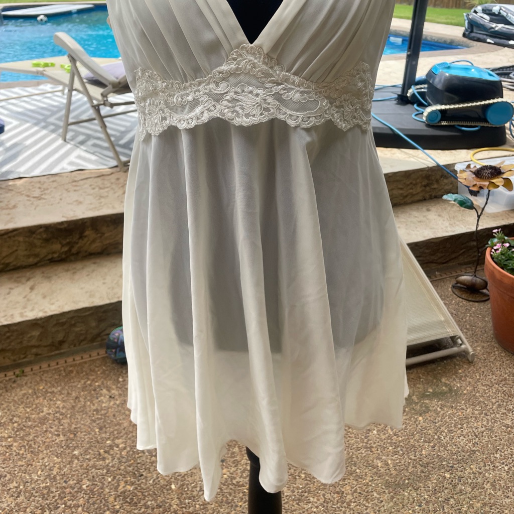 Cream Lace Nightie